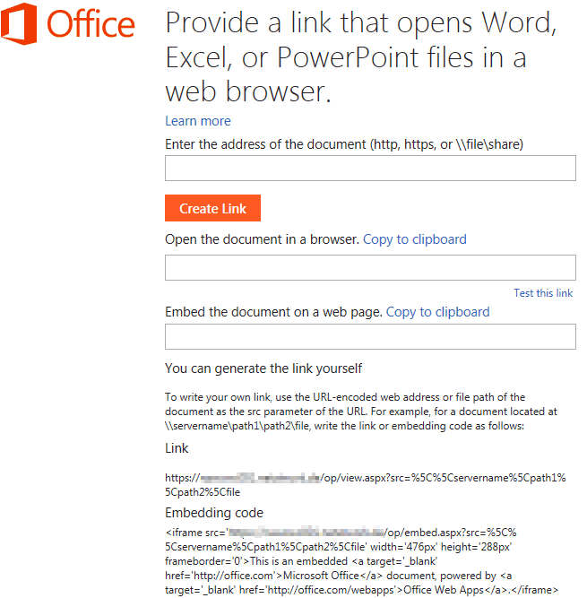 Office Online Server