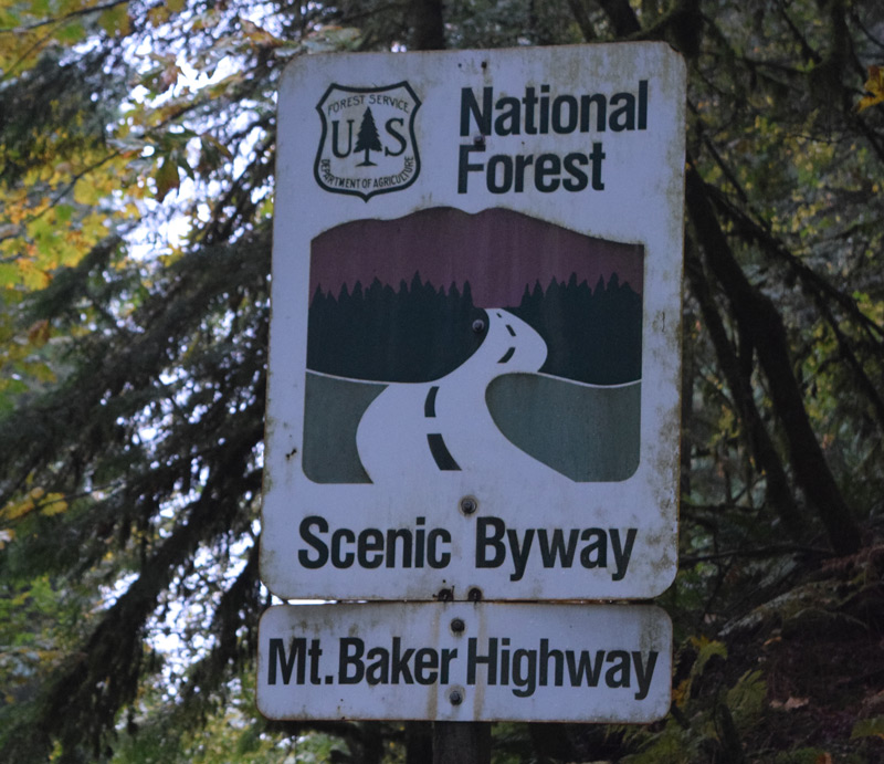 The Mt. Baker Scenic Highway, a Visitors Guide with Map, Mileposts, and