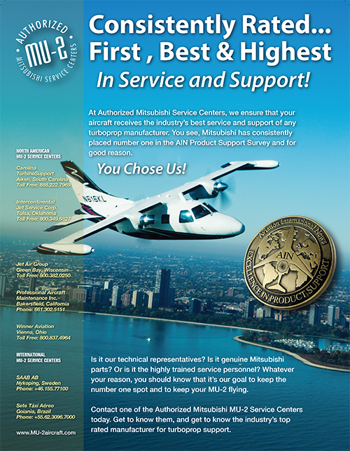 Authorized Mitsubishi MU2 Service Centers Print Ad Connect