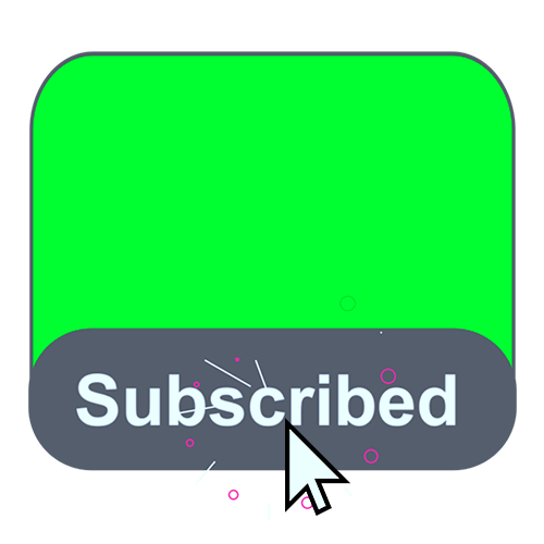 Youtube Subscribe Button & Bell Icon After Effects Templates