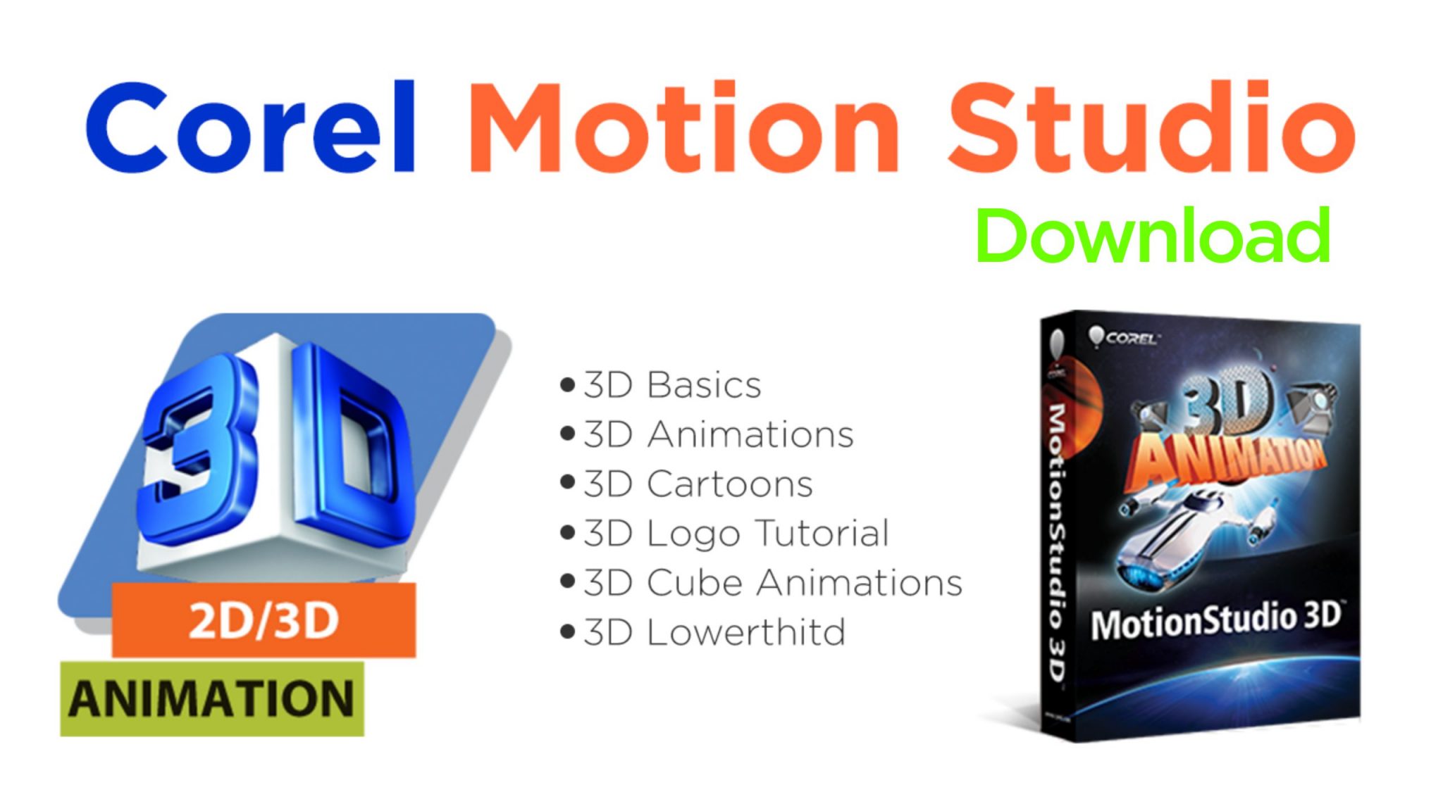 Download Corel Motion Studio X10 2020 MTC TUTORIALS