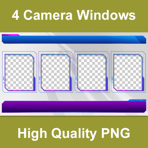 Four Camera Frames For live Videos MTC TUTORIALS