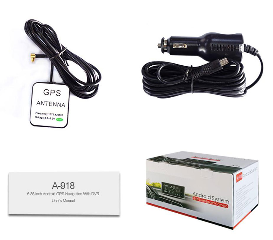 3G Sim Card သံုး Car Dashboard HD Camera, GPS Navigator, GPS Locator