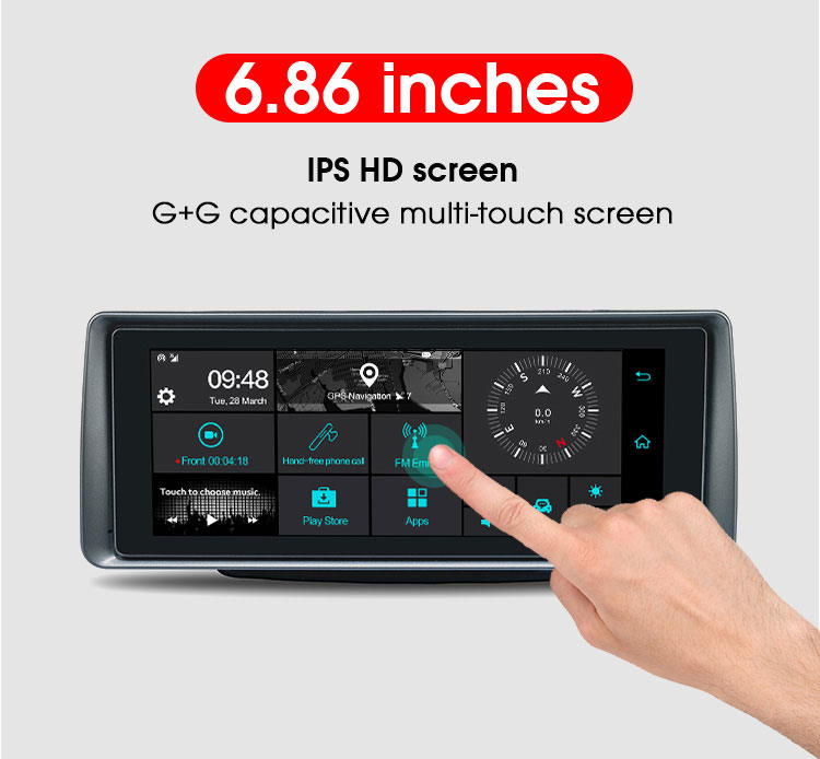 3G Sim Card သံုး Car Dashboard HD Camera, GPS Navigator, GPS Locator