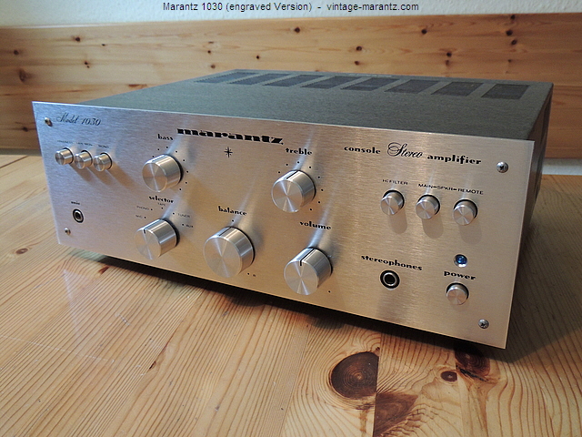 Marantz 1030 Details