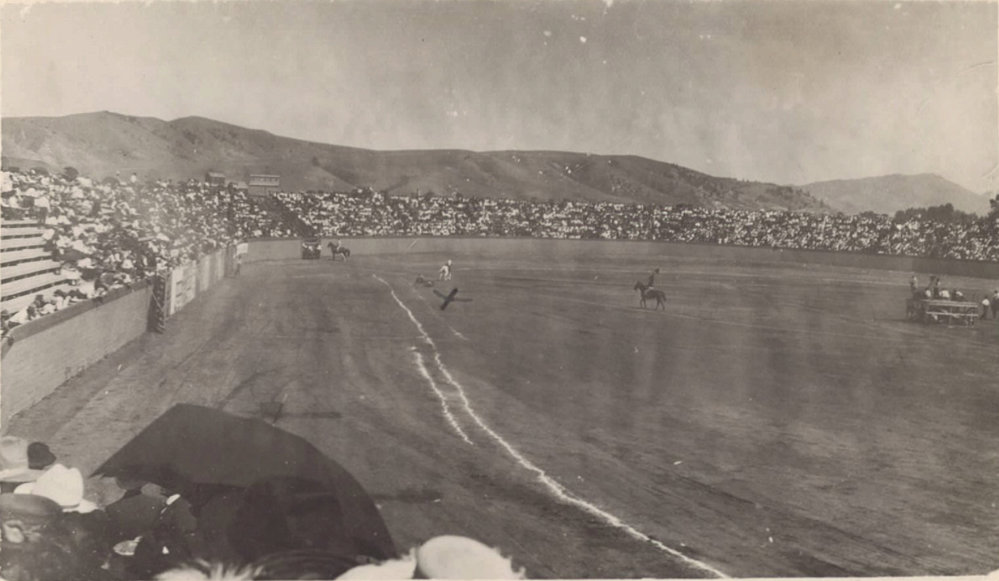 Bozeman Roundupsteer roping Montana Memory Project