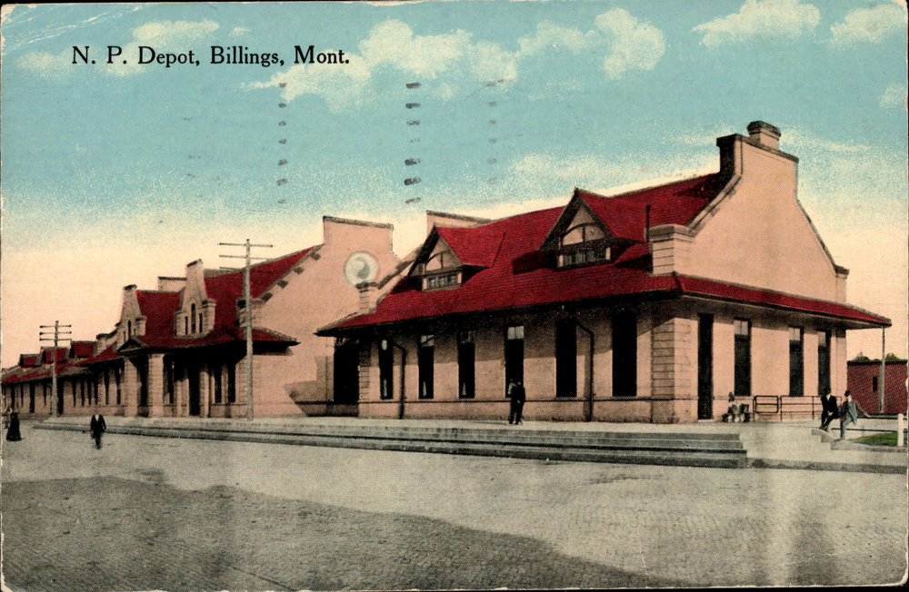 N.P. Depot, Billings, Montana. Montana Memory Project