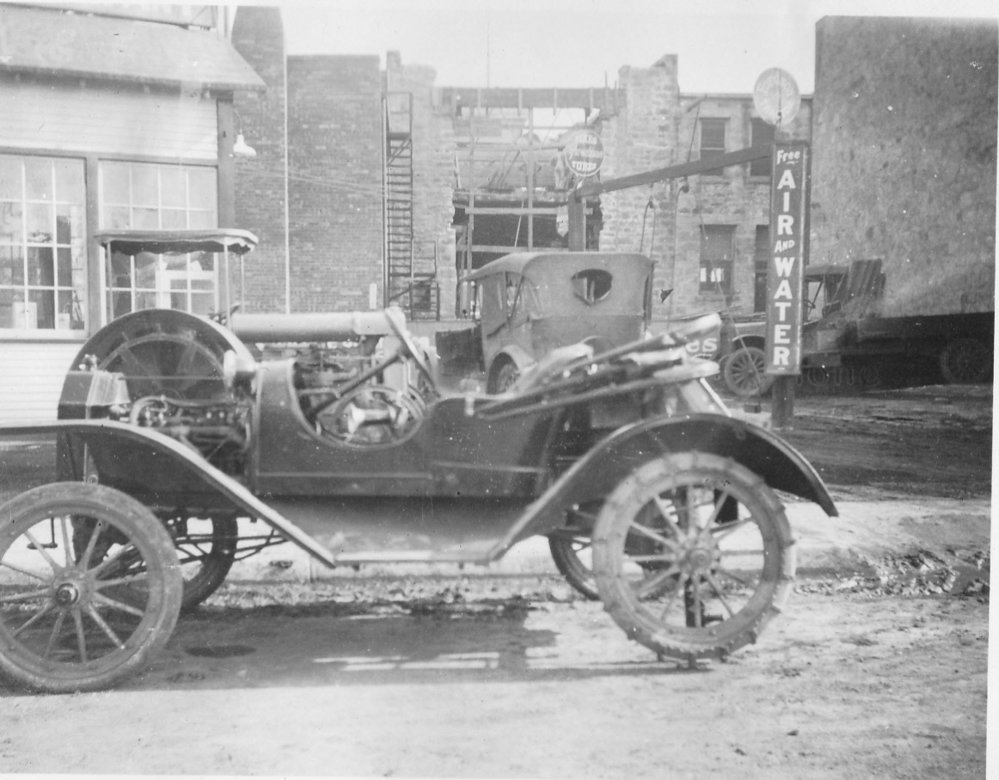 Fergus Motor Co antique car Lewistown, Montana Montana Memory Project