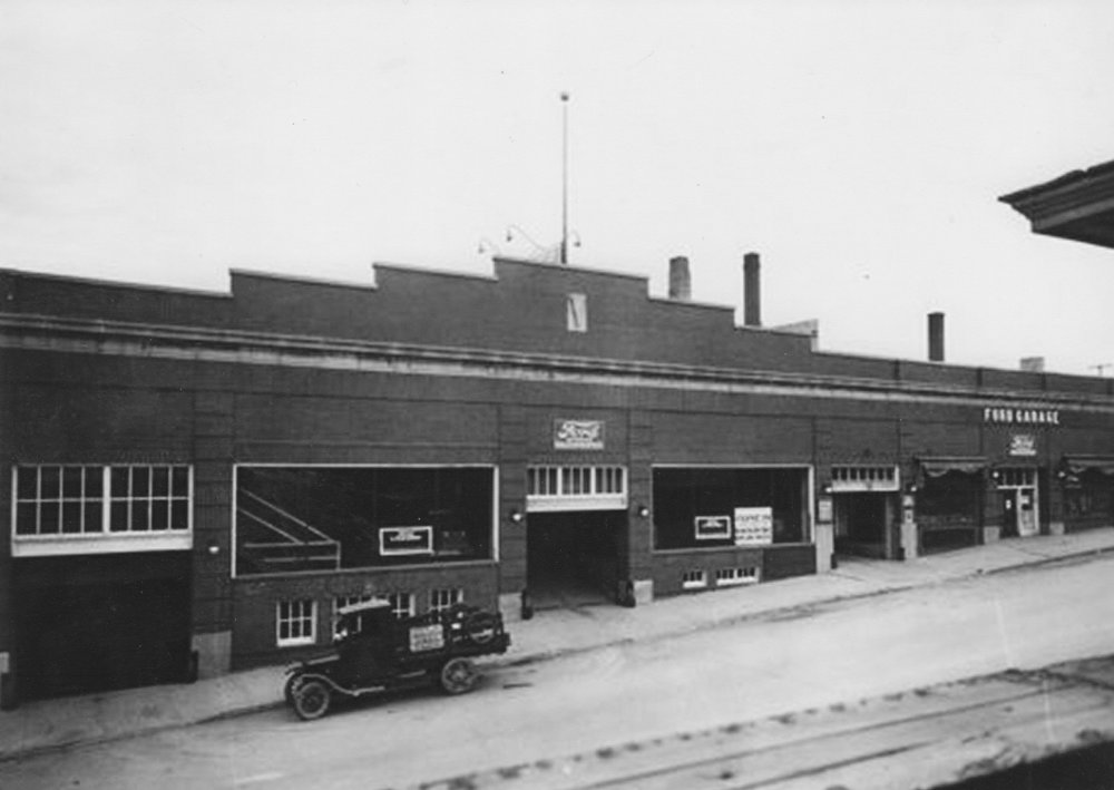 Ford garage on Broadway St Montana Memory Project