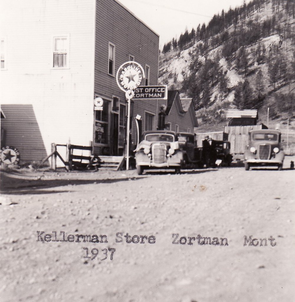 Zortman, Montana, Kellerman Store Montana Memory Project