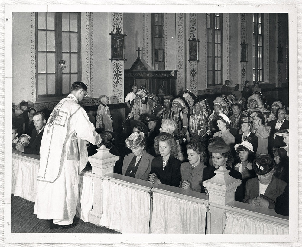 Mass at St. Ignatius, Montana Montana History Portal