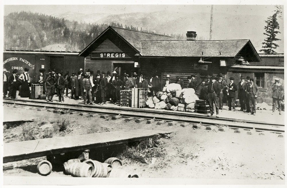 Northern Pacific Depot in St. Regis, Montana Montana History Portal