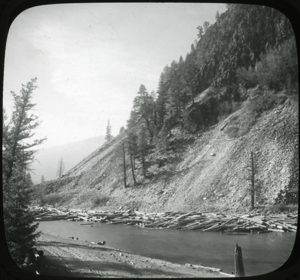 Blackfoot River near Bonner Montana Memory Project
