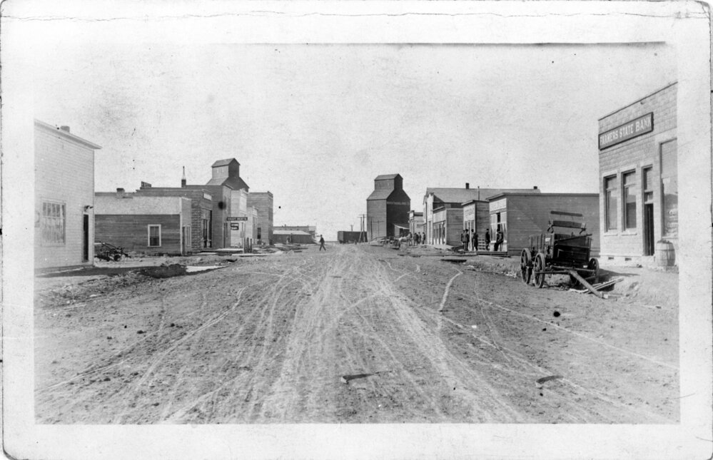 [Street scene, Brady, Montana]. Montana Memory Project