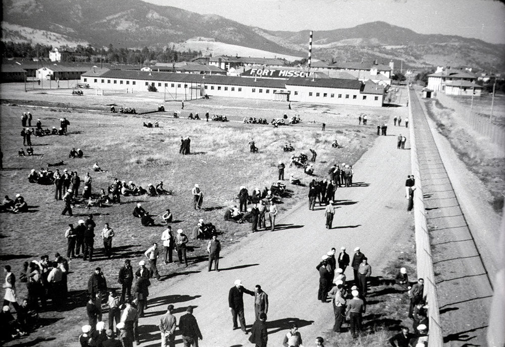 Fort Missoula Alien Detention Camp During World War II Montana