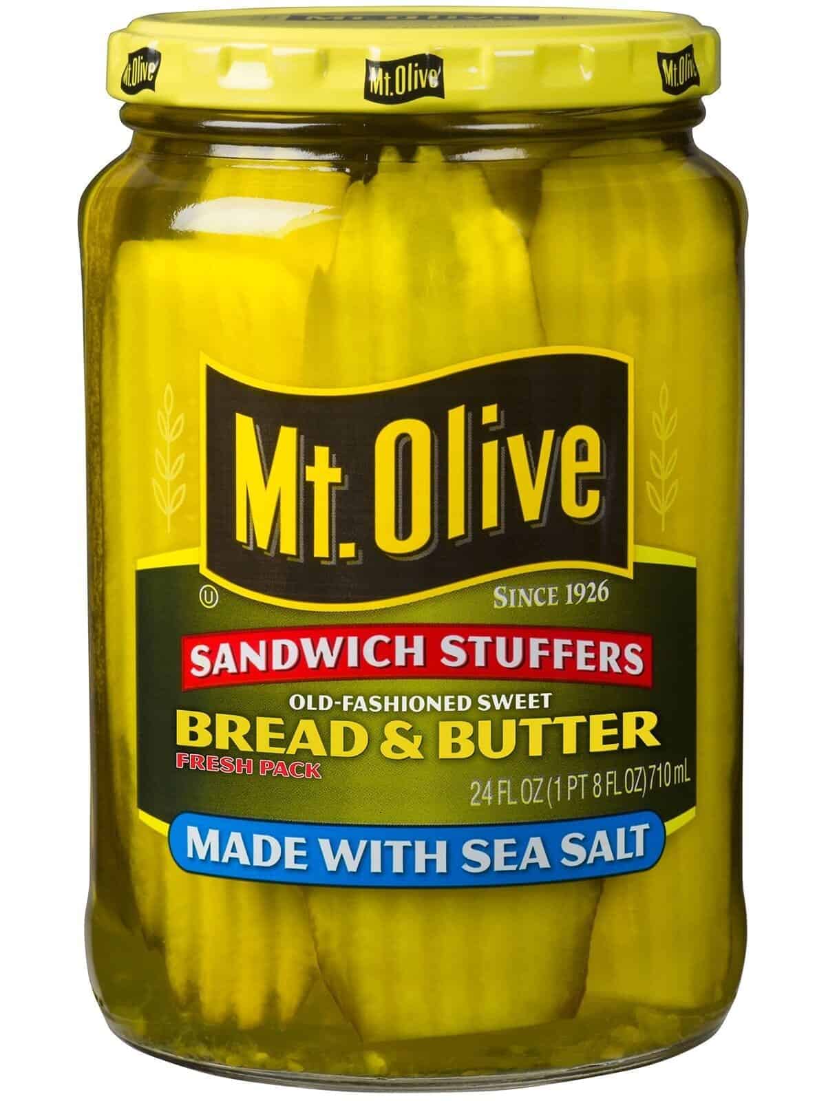 Bread & Butter Sandwich Stuffers with Sea Salt Mt. Olive
