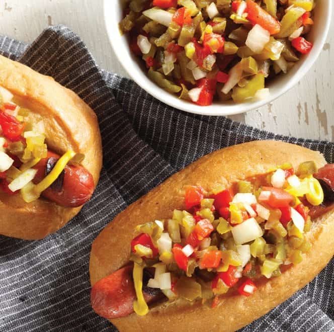 Dragon Relish Hot Dogs Mt Olive Pickles