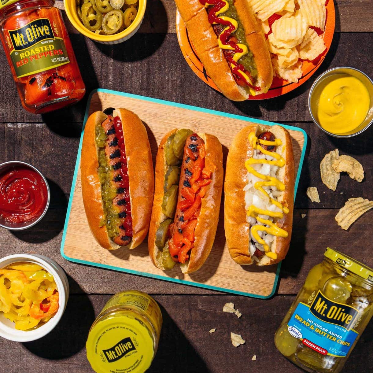 Hot Dogs 3 Ways Mt Olive Pickles