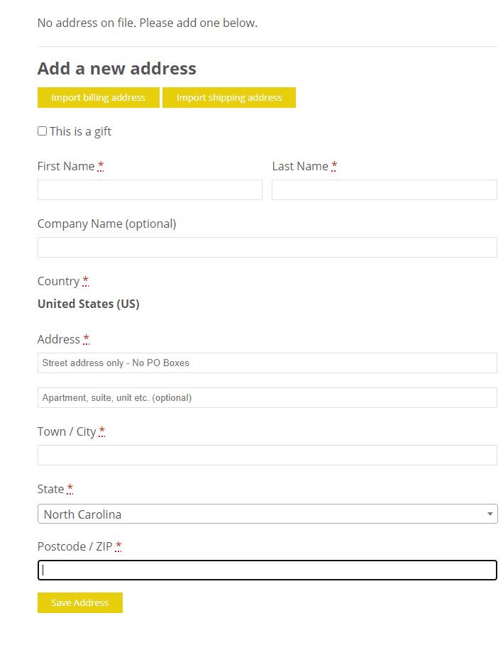 How To Ship Gift Packs To Multiple Addresses Mt Olive Pickle Shop