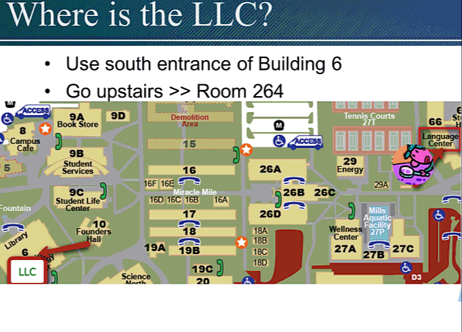 Mt Sac Campus Map Get Directions to the LLC at Mt. SAC