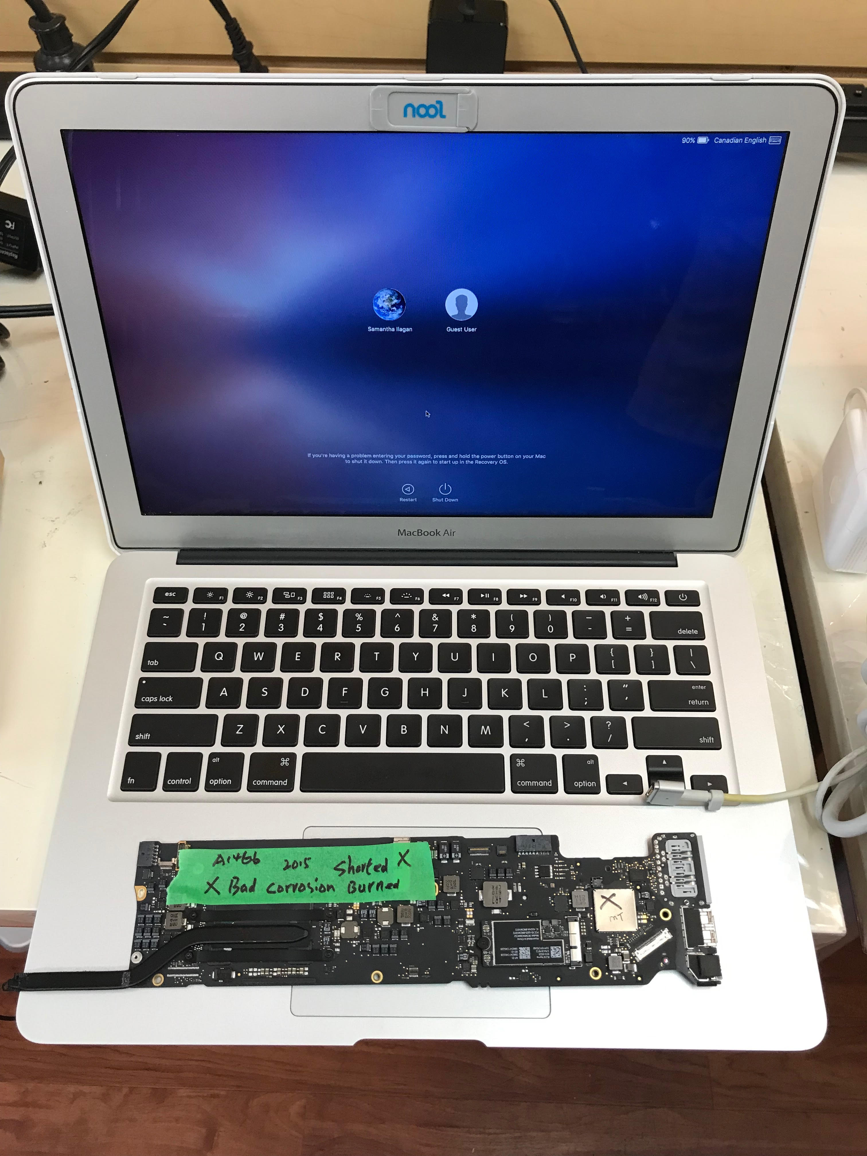 Apple MacBook Air Laptop Motherhood Replacement MT Systems