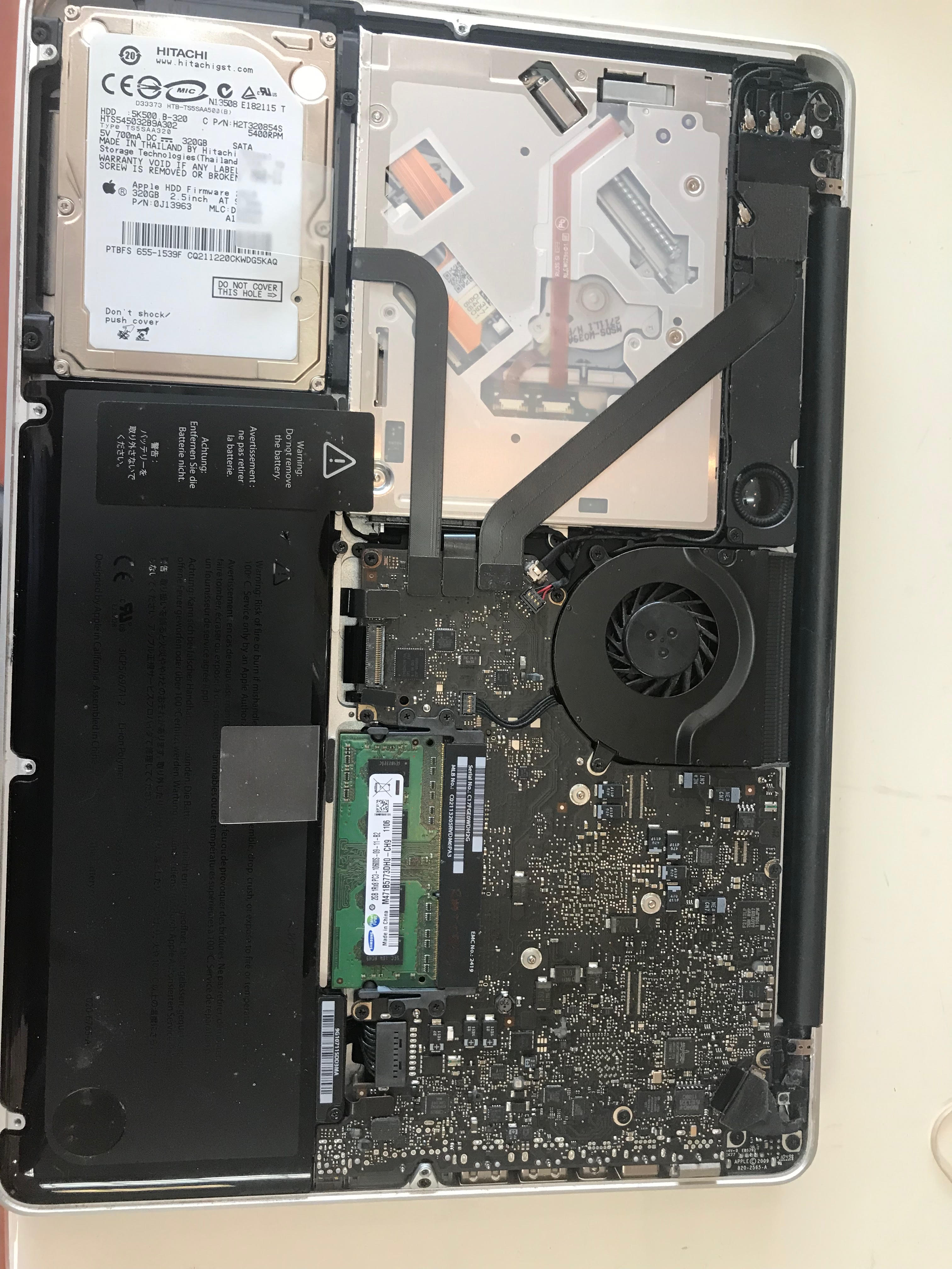 Apple MacBook Pro A1278, A1322 Battery Replacement MT Systems