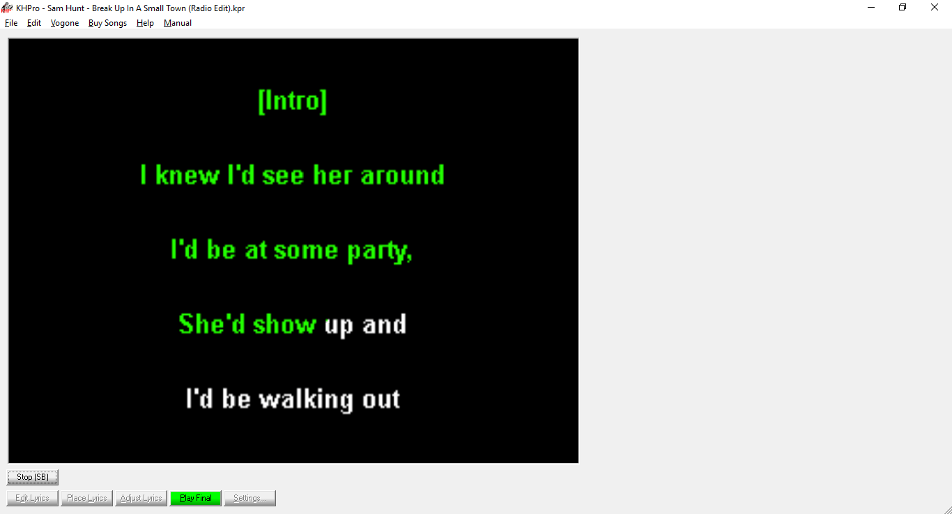 Create Karaoke CDG Songs With Karaoke Home Producer