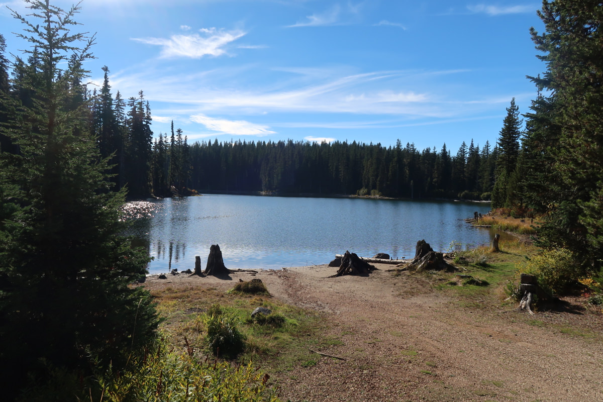 Horseshoe Lake Campground Mt. Adams, Washington