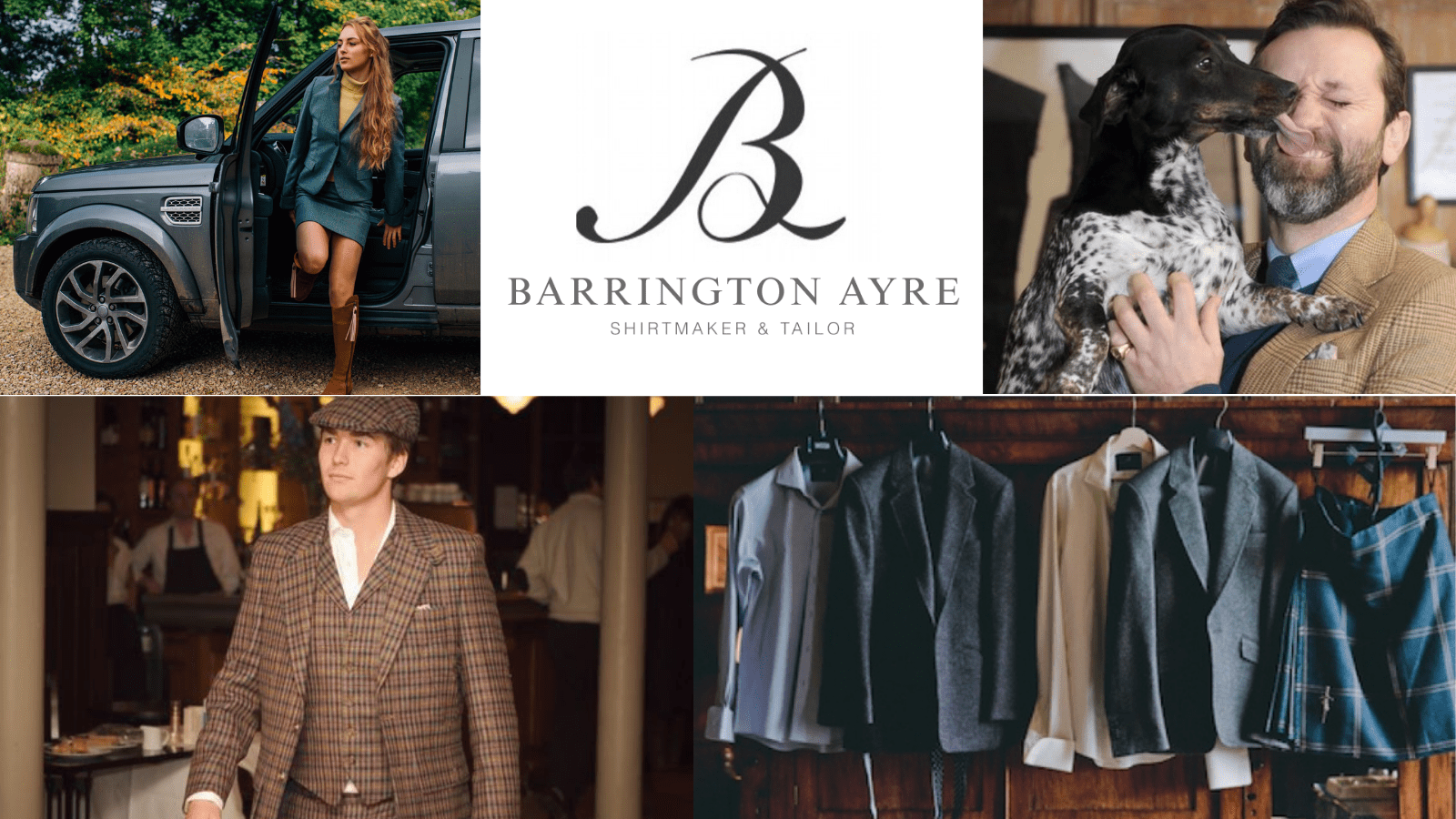 Muddy Matches partner tweed tailors Barrington Ayre for madetomeasure