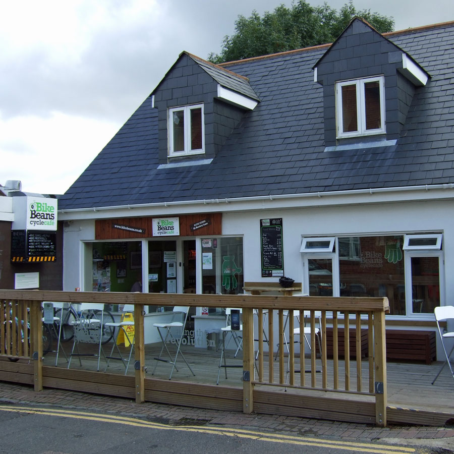 Bike Beans cafe food and drnk for cyclists in Ashtead, Surrey