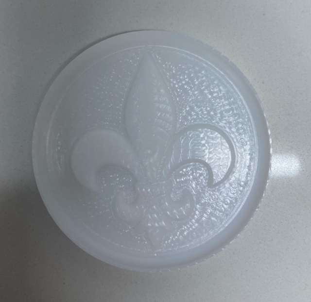 Fleur de Lis Plate * Bath Bomb Press Fragrance Oils Mica