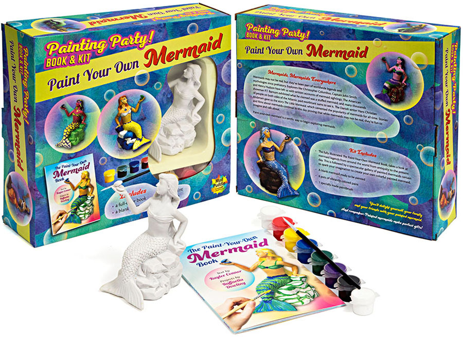 Paint Your Own Mermaid Book & Kit Mud Puddle Inc.