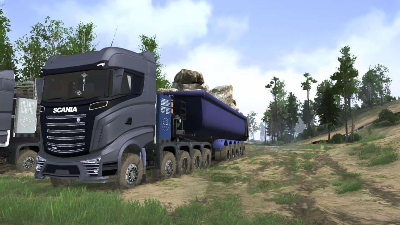 Scania R1000 Concept Truck v2.0 MudRunner / SnowRunner / Spintires