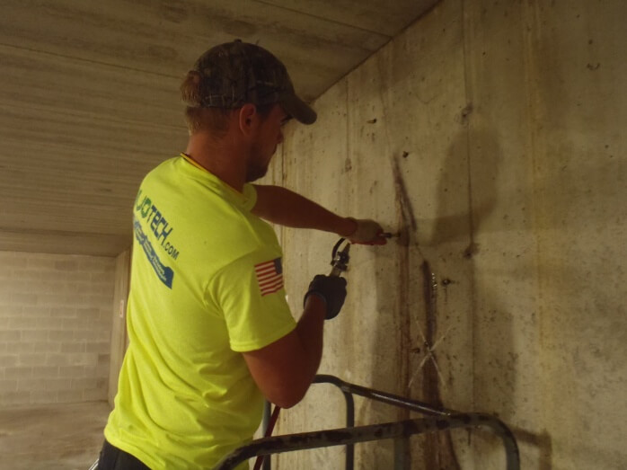 Racine Concrete Injections Waukesha Crack Repair for Parking Structure