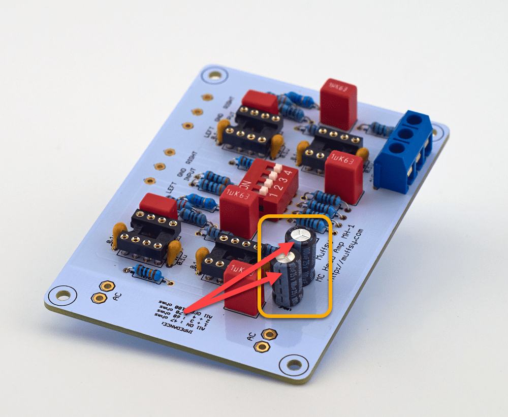 Build the Muffsy MC Head Amp Muffsy Phono Kits