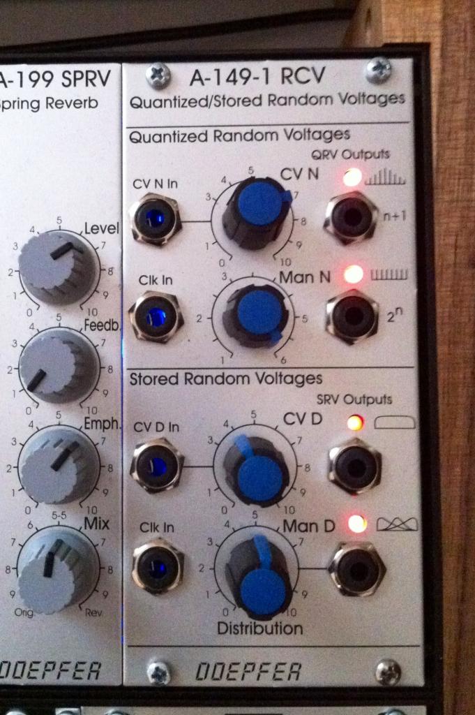 Skinny knobs for Doepfer (Make Noise?, Intellijel?) MOD WIGGLER