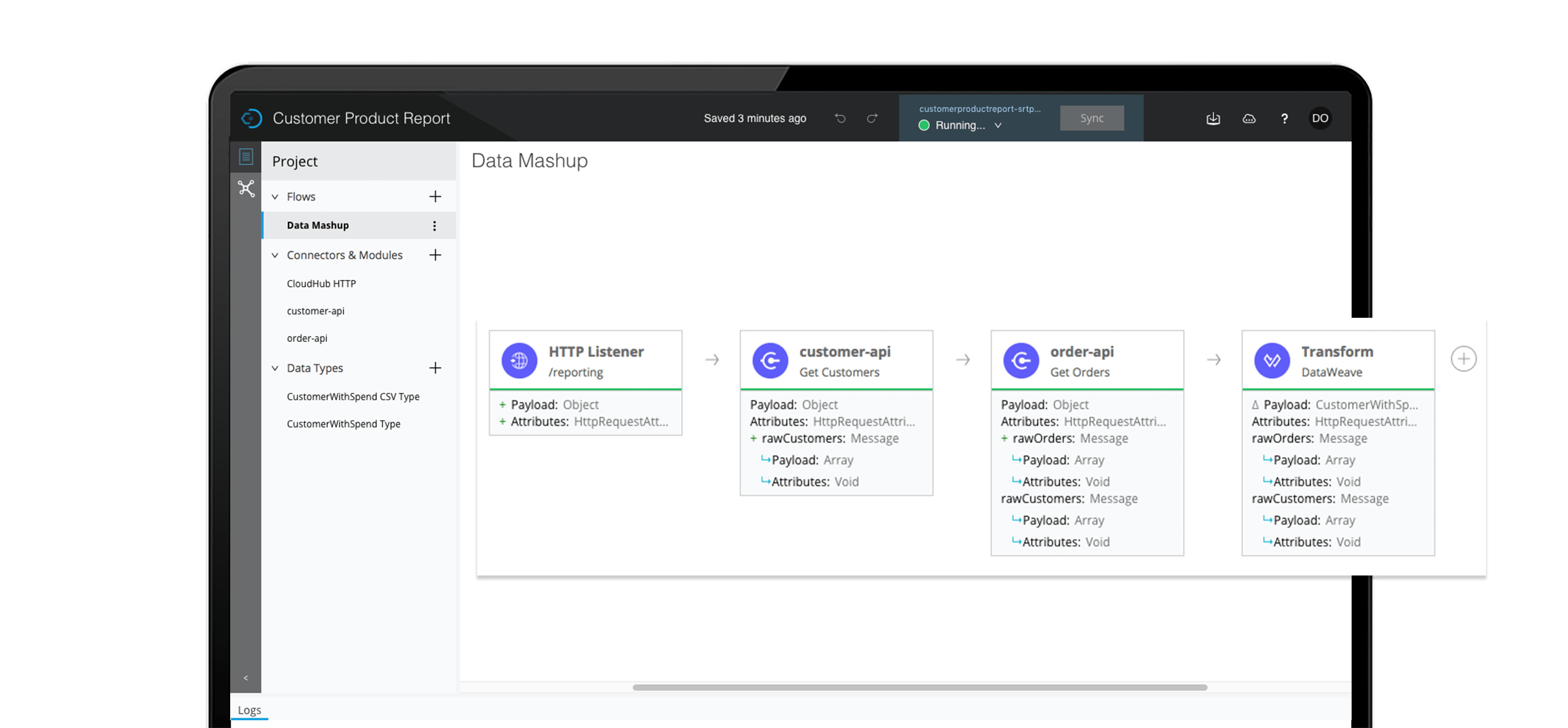 Flow designer Anypoint Design Center MuleSoft