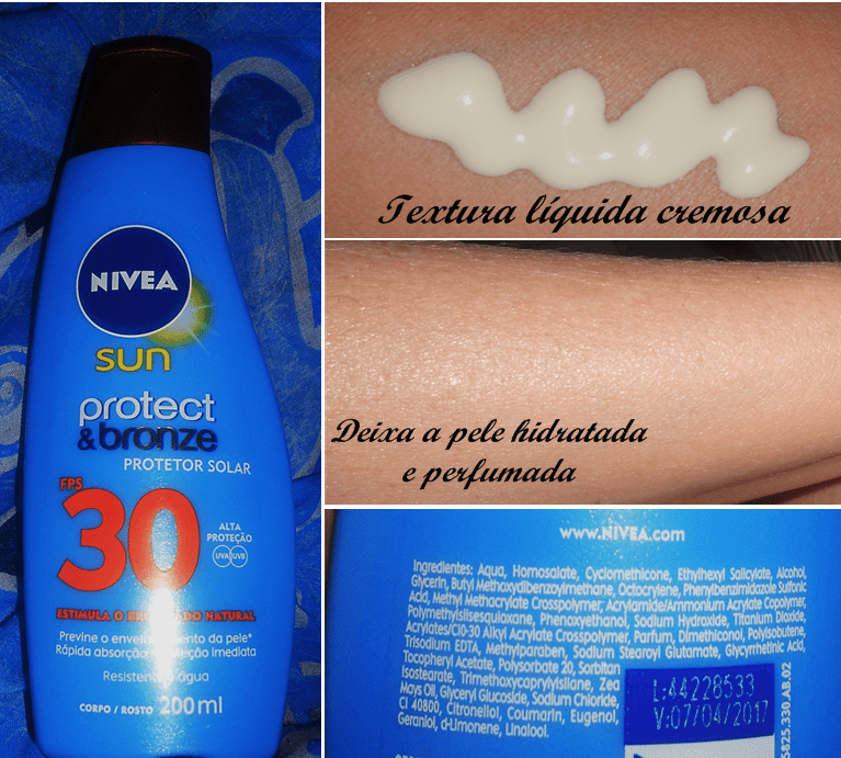 Nivea Sun Protect & Bronze FPS 30