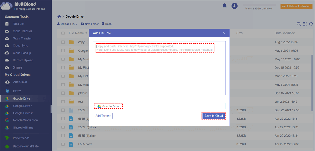 How to Upload to Google Drive from URL Directly [2023 Updated]