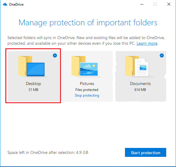 Add Desktop to OneDrive with Microsoft Sync App (Updated)