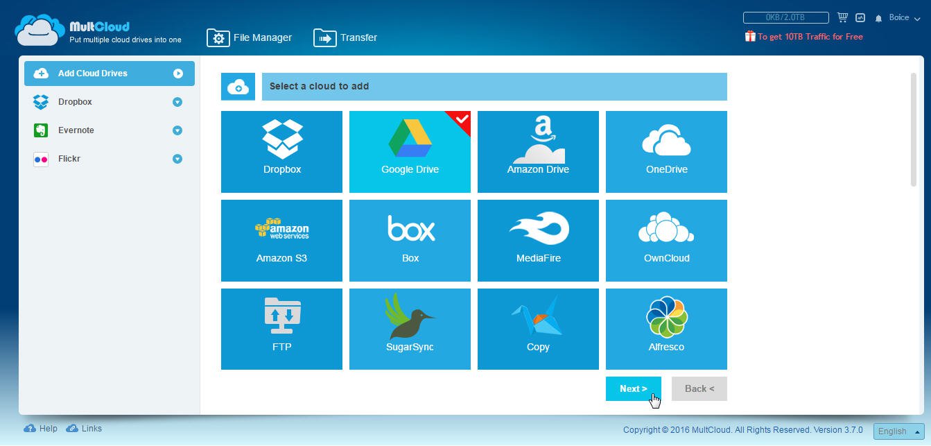 Access All Cloud Storage in One Place, Cloud Service, Cloud Drive