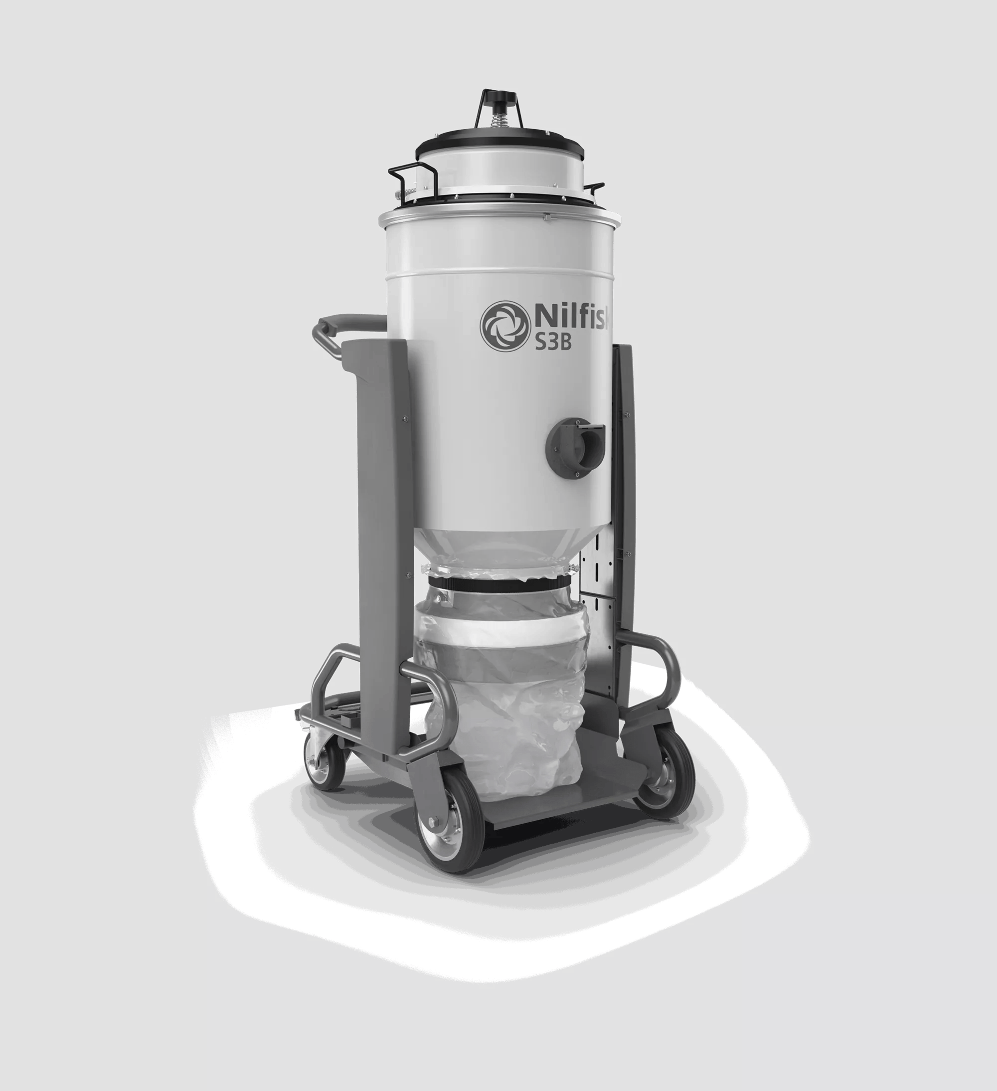 Nilfisk Industrial concrete dust extractor and vacuum.