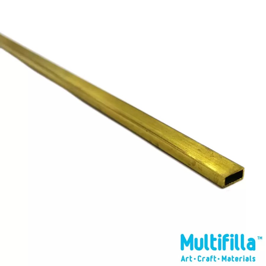 Rectangle Brass Tube 3/32 x 3/16 x 12"(L) Multifilla