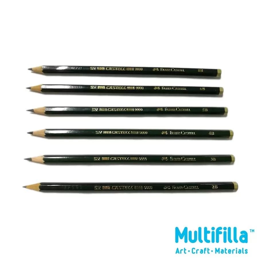 Graphite Pencil CASTELL 9000 Each Multifilla