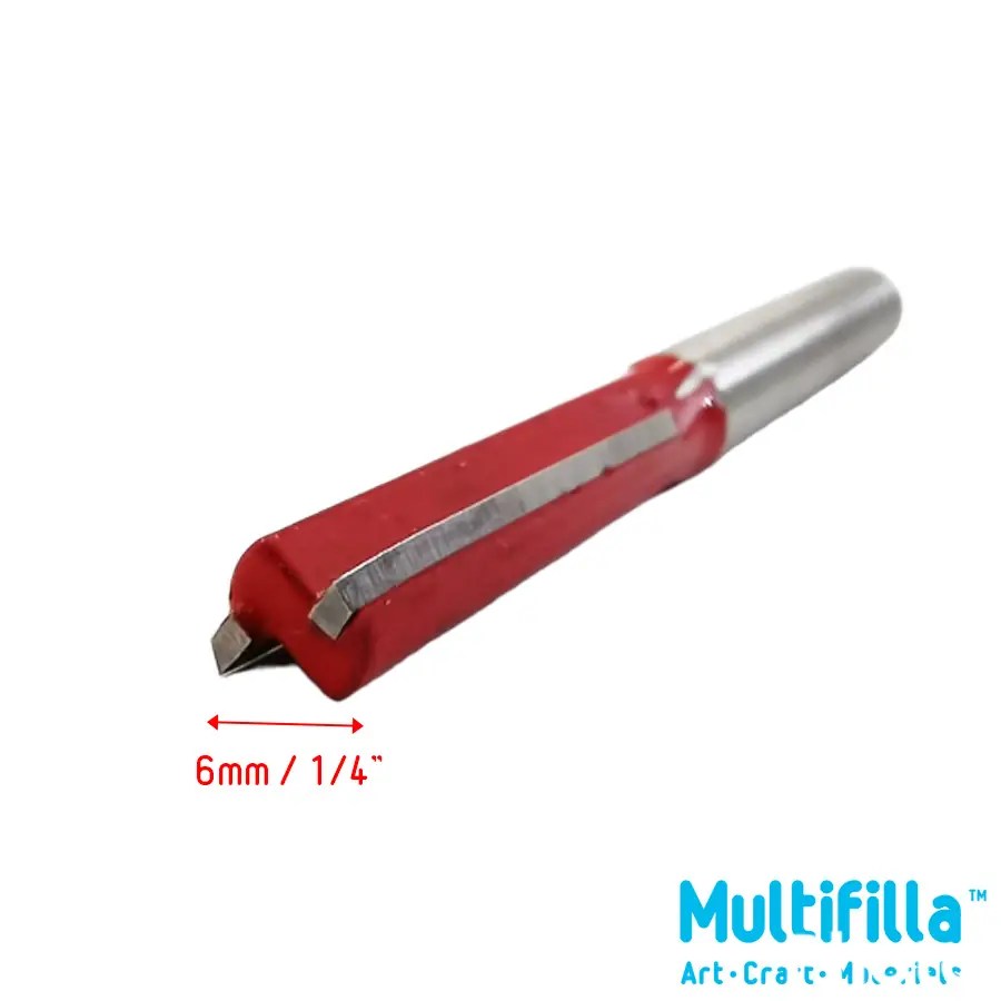 Router Bit Straight Cut 1/4" Multifilla