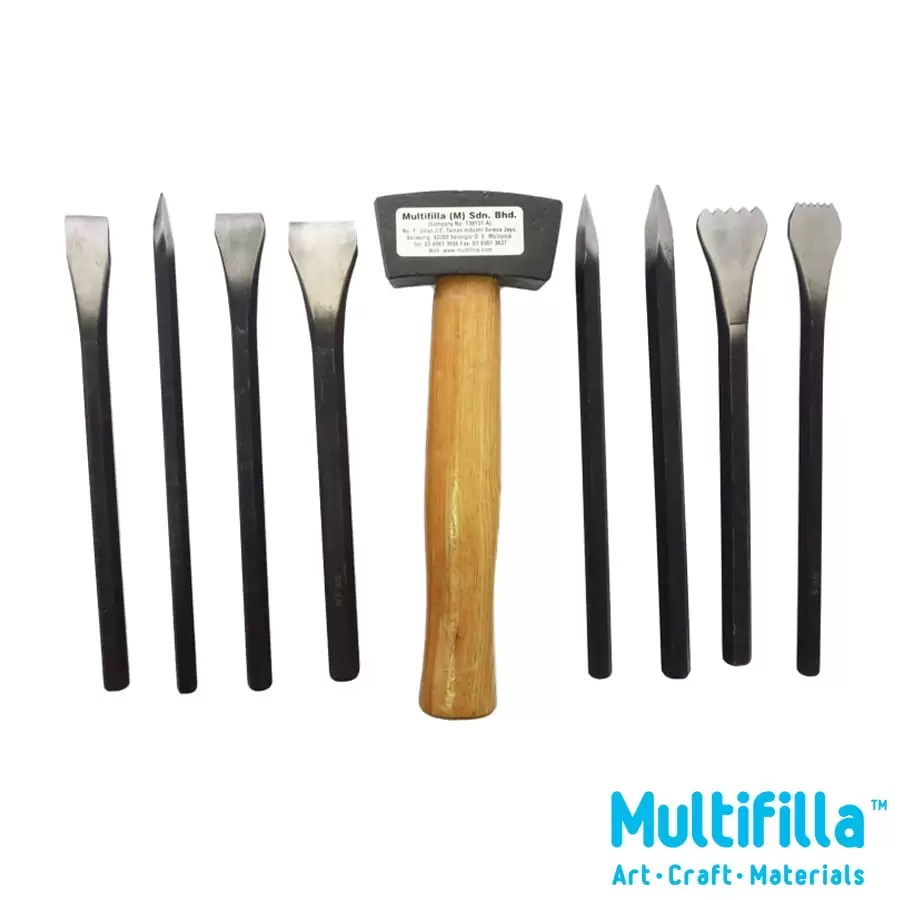 Stone Carving Set 9pcs Multifilla