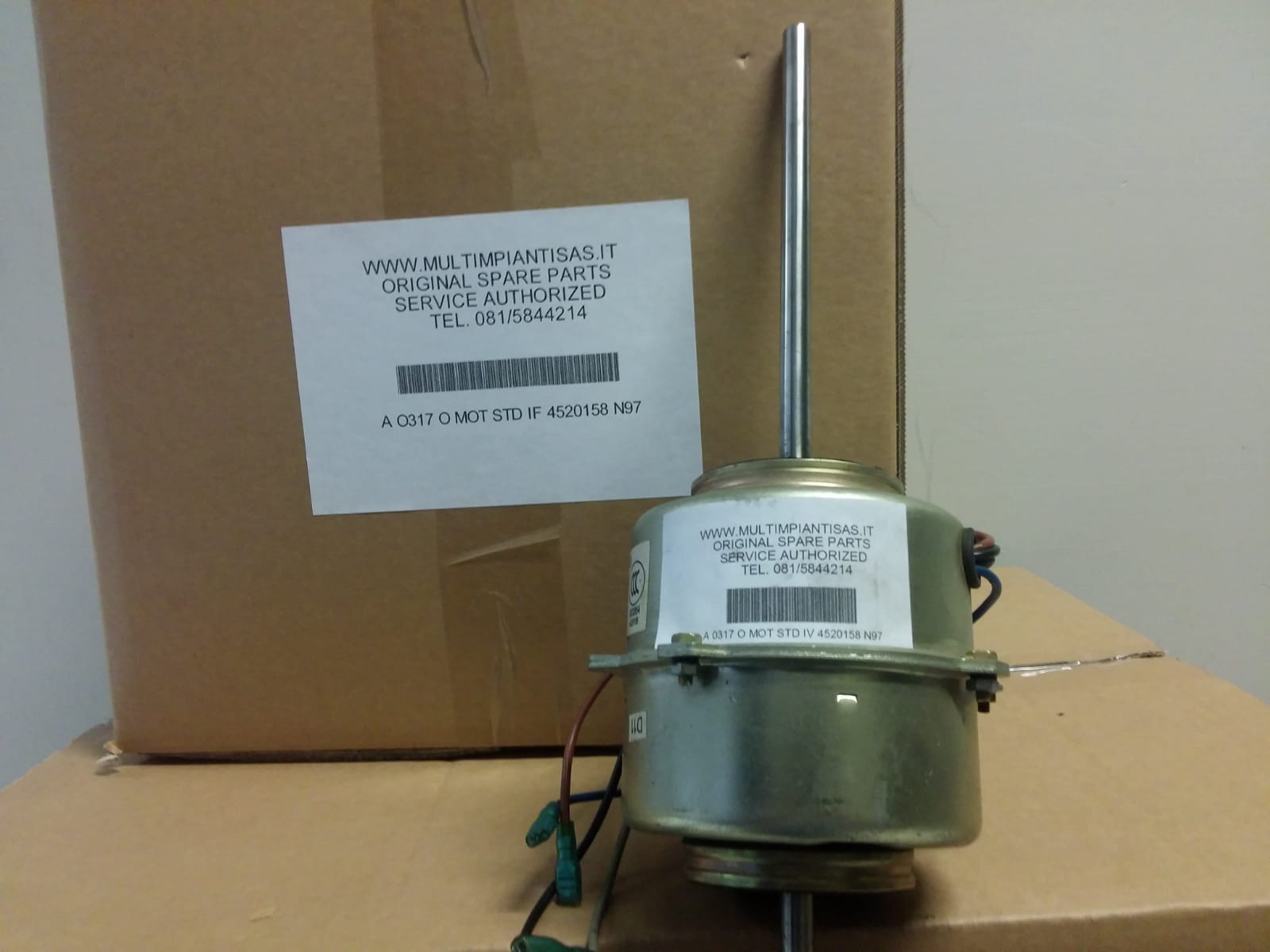 4520929R( sostituita da 1PR060029) MOTORE VENTILATORE UNITA’ INTERNA