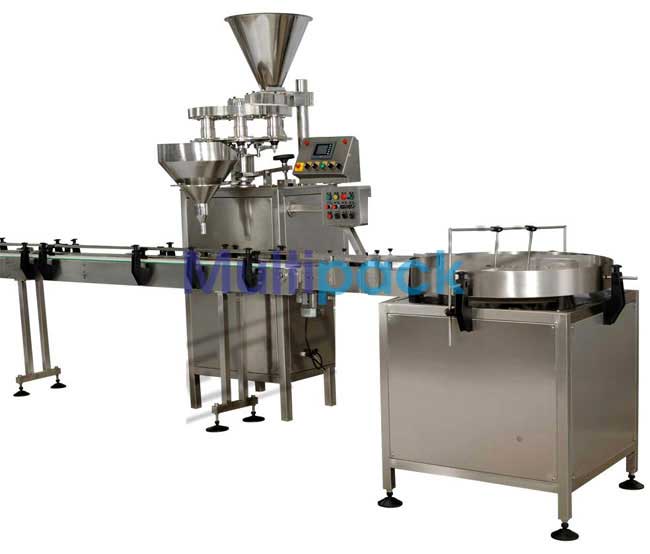 Bottle & Jar Granule Filling Machine , Powder/Granule Cup filler