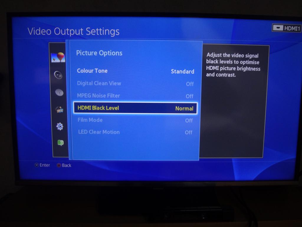 Improve TV Picture Quality with PS4