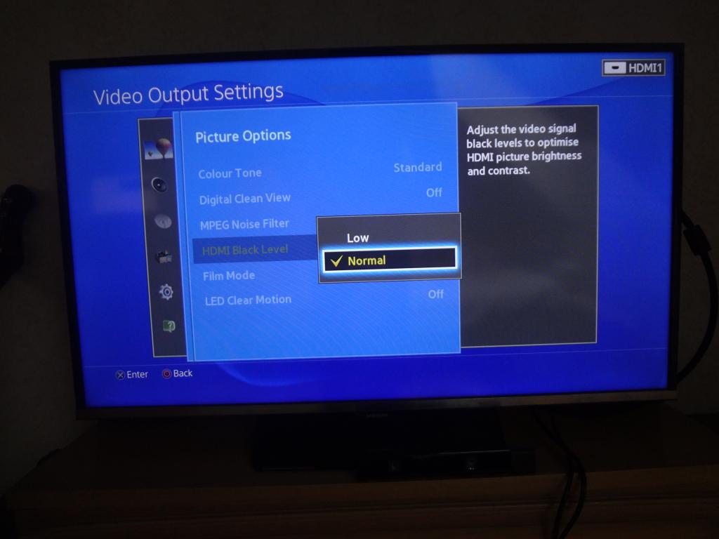 Improve TV Picture Quality with PS4
